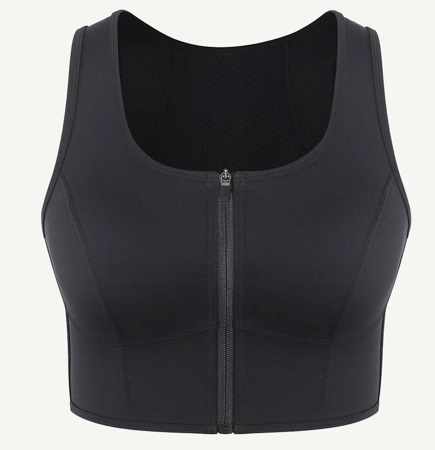 Zipper Sports Bra