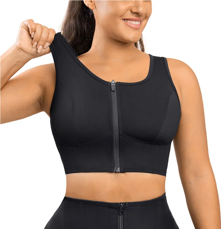 Zipper Sports Bra